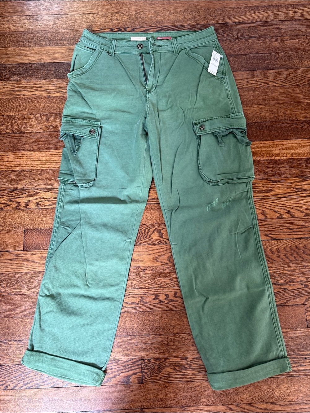 Anthropologie Pilcro Cargo Pants, NWT, 29 Tall, Green